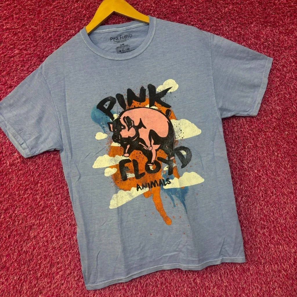 Pink Floyd Animals Album Cover Art Psychedelic Rock Tee S/M - Image 3