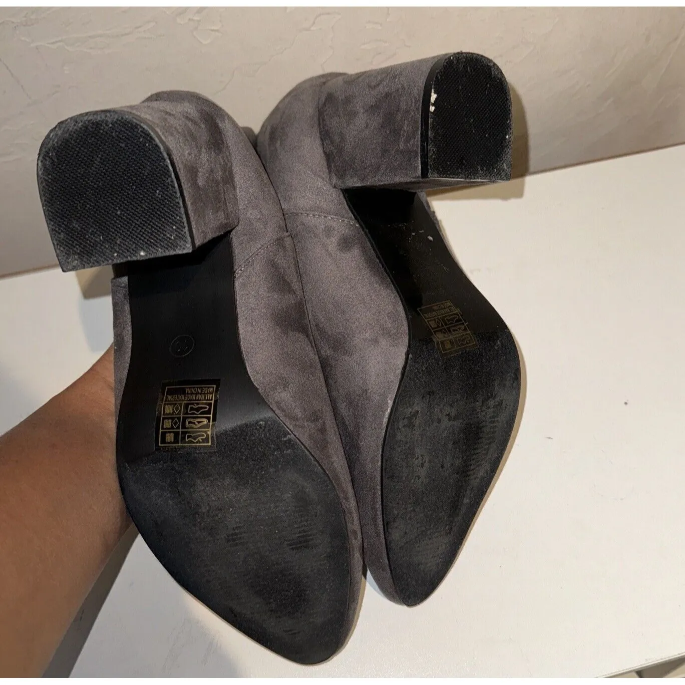 Yoki  Women's   Peep Toe‎ Booties Boots- Size 10 - Image 3