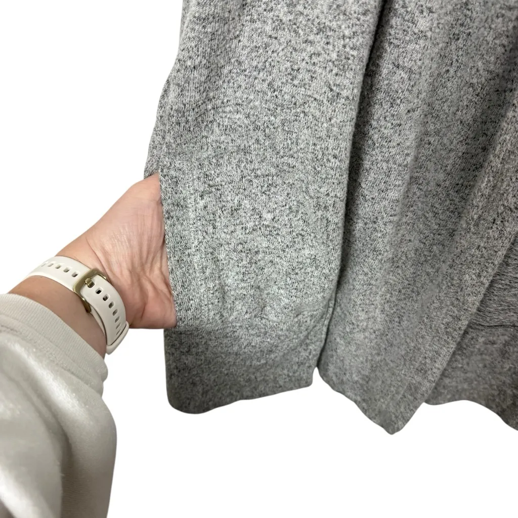 Z Supply Women’s The Marled Hoodie Cardigan in Grey Size S - Image 9