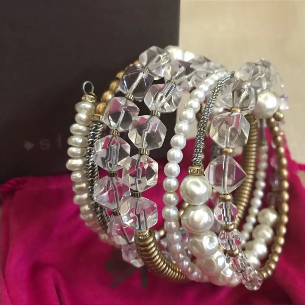 Silpada  Practical Pearls Bracelet Glass Pearls - Image 2