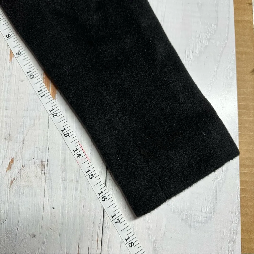 Sam Edelman  Wool Blend Double Breasted Black Coat Jacket size 2 - Image 6