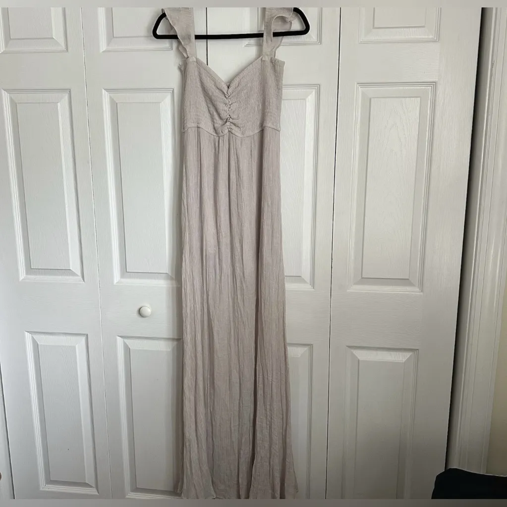 Vici‎ ( Aakaa)  Beige Maxi Dress size Small NWT - Image 3