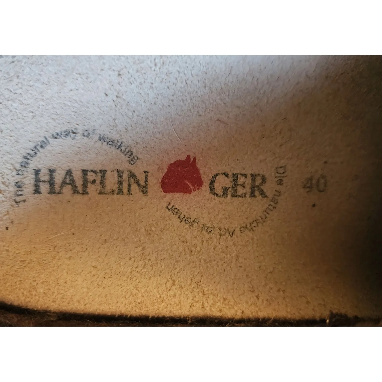 Haflinger Womens Charcoal Felt Clogs Slip On Comfort Shoes Size 40 Brown - Image 4