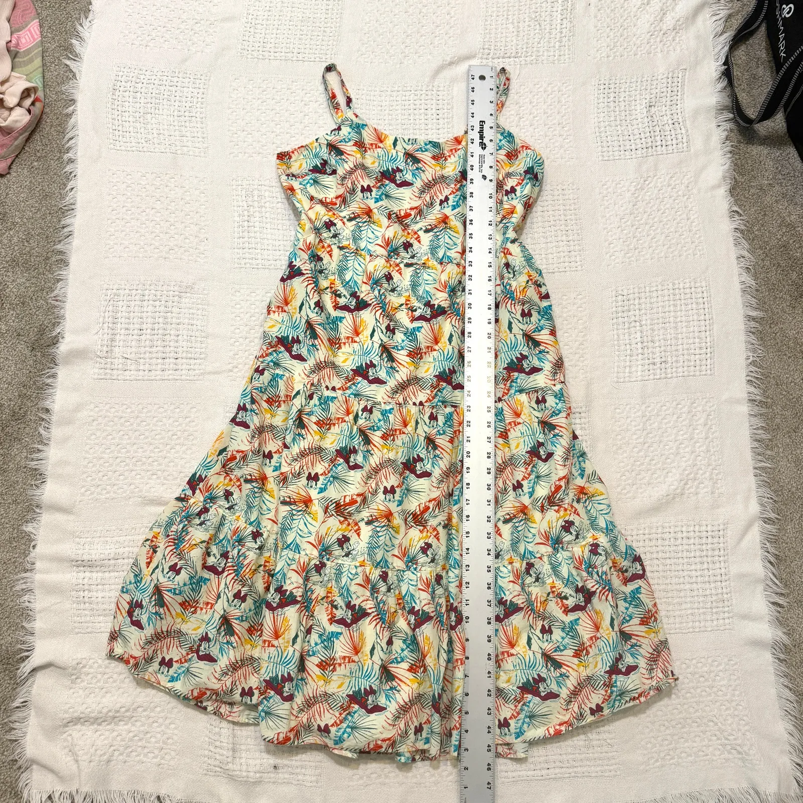 new Disney Minnie Mouse XL Swimming tiered tropical floral dress D3 3148 - Image 3