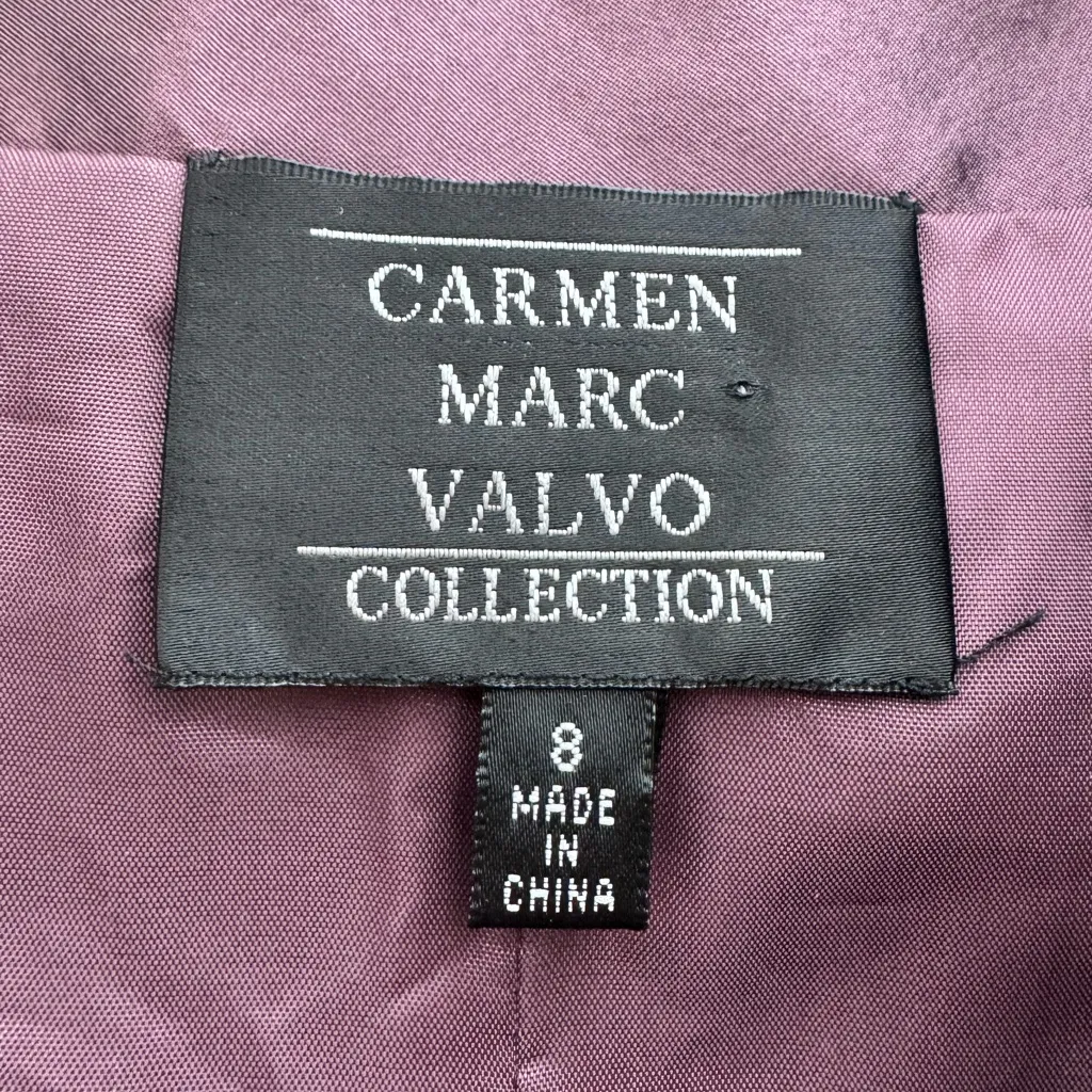 Carmen Marc Valvo Silk Blend Maxi Skirt Size 8 - Image 8