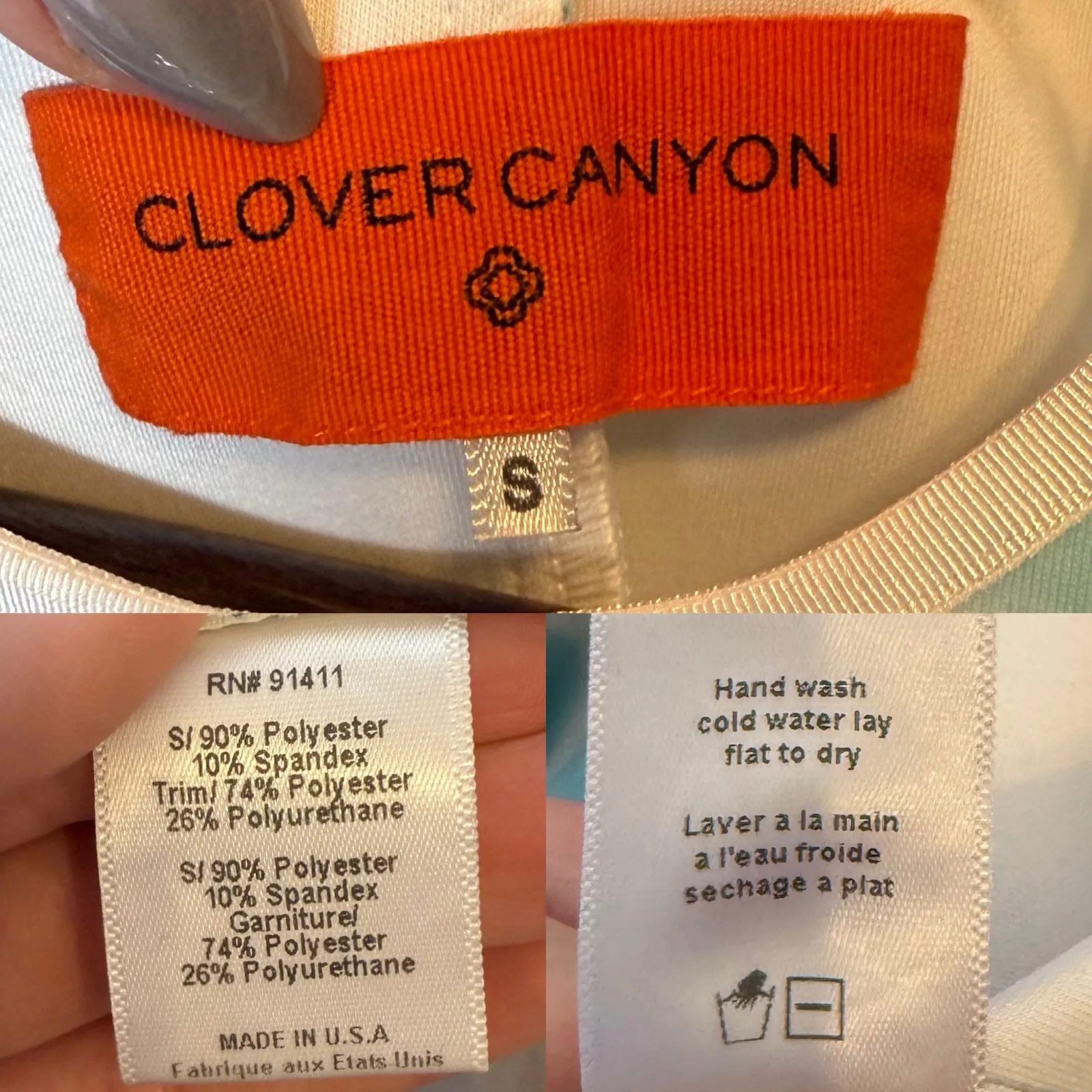 Clover Canyon Floral Neoprene Bodycon Sleeveless Dress - Image 4