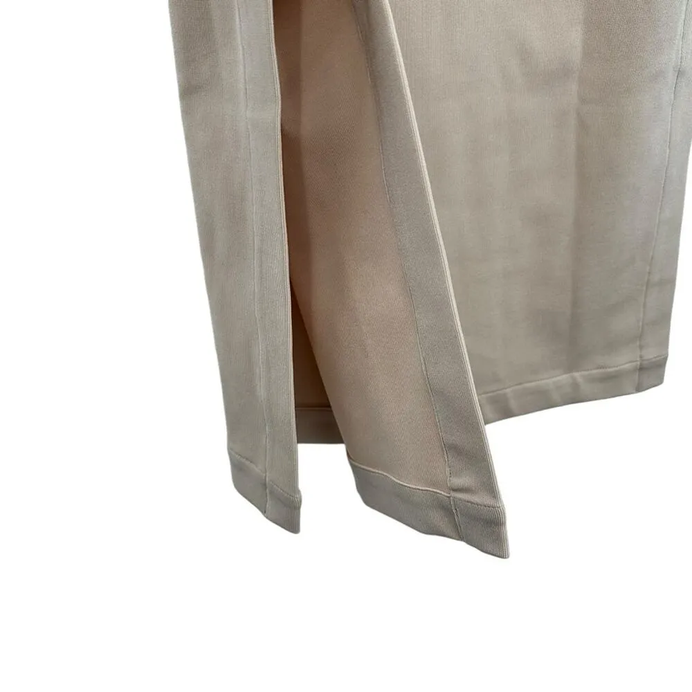 ESSE STUDIOS Split Tank Top Tunic US 8 /AU 12 Longline Layering Minimalist NWT Tan - Image 5