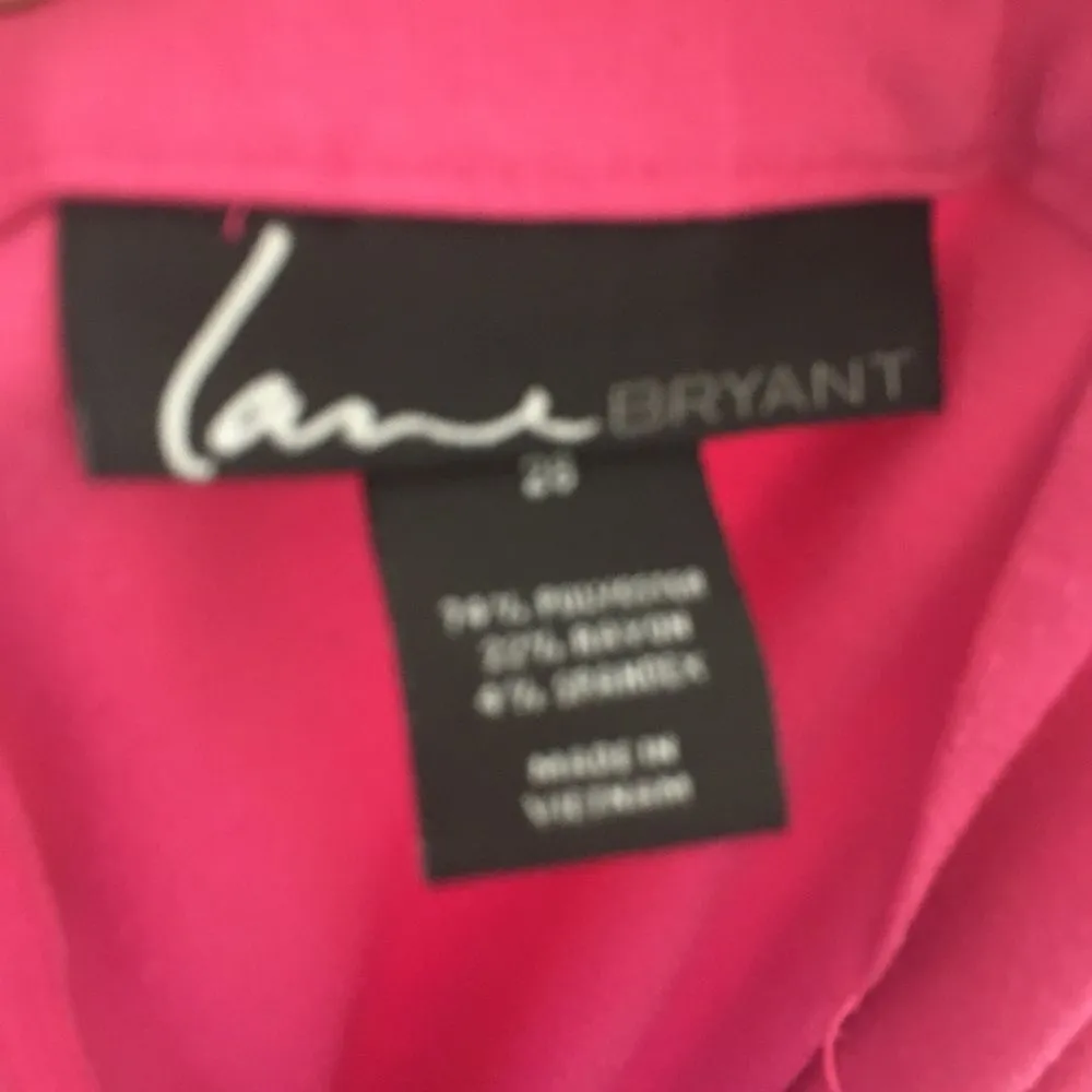 Lane Bryant pink knit pencil skirt - Image 2