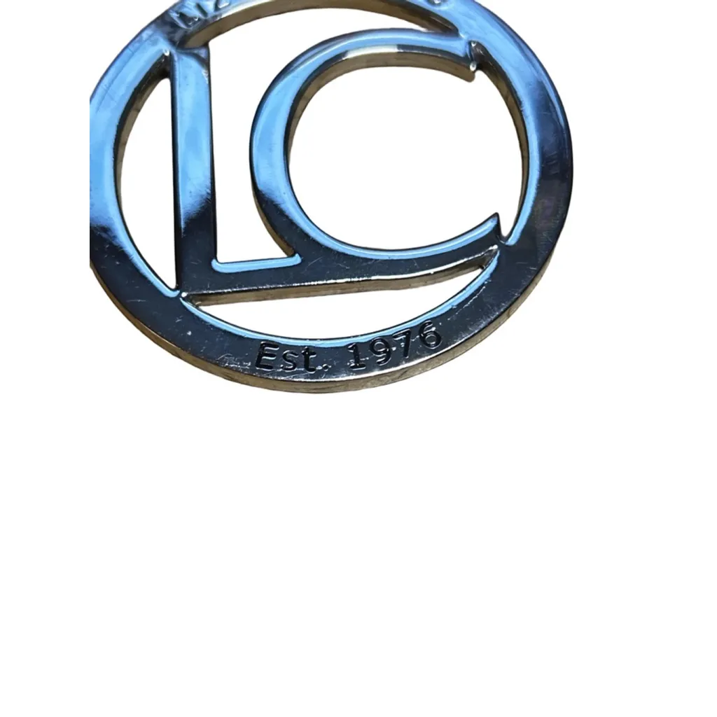 Women's Liz Claiborne Silver LC Logo Keychain One Size - Image 3
