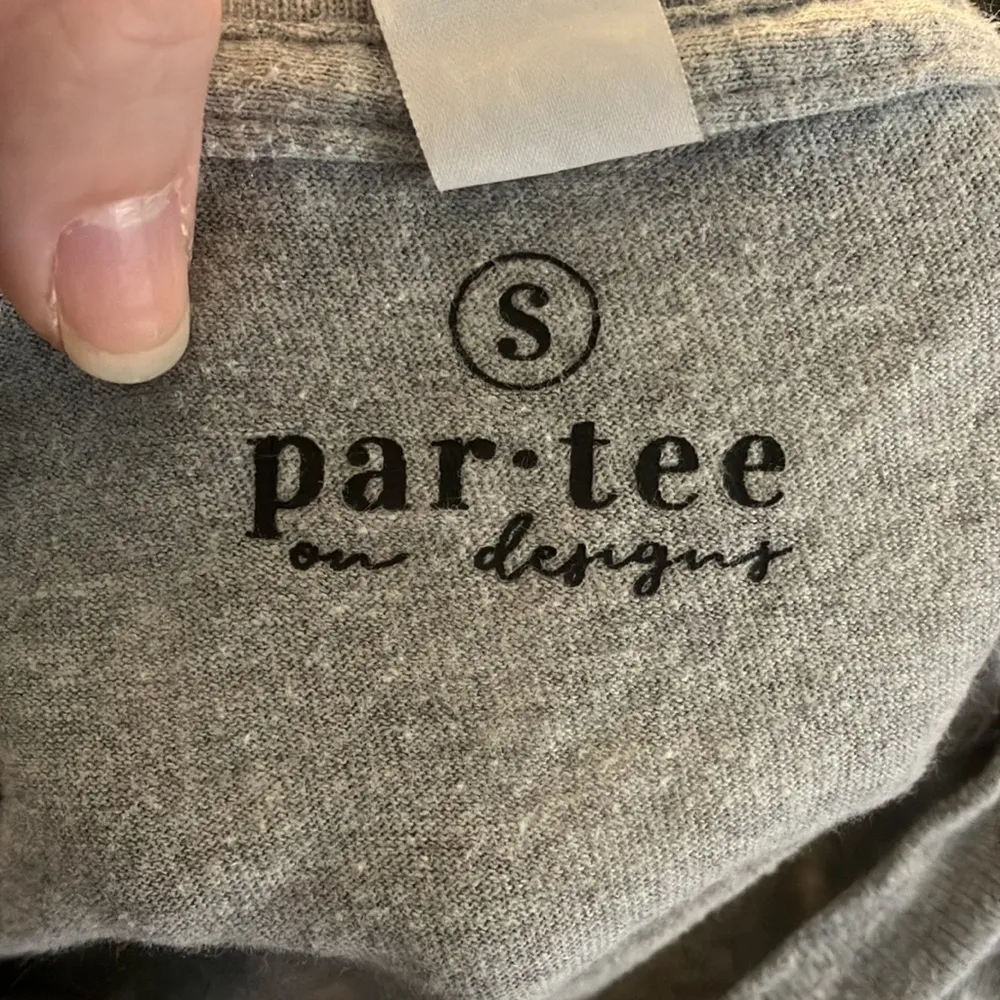 🎉4 for $20 Par•tee on design baseball tee, Small Gray - Image 5