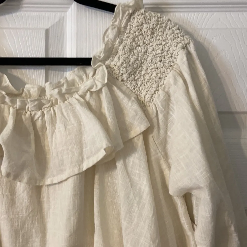 For the Republic Women’s Blouse size L length 22” bust 36” with 3/4 sleeves - Image 3