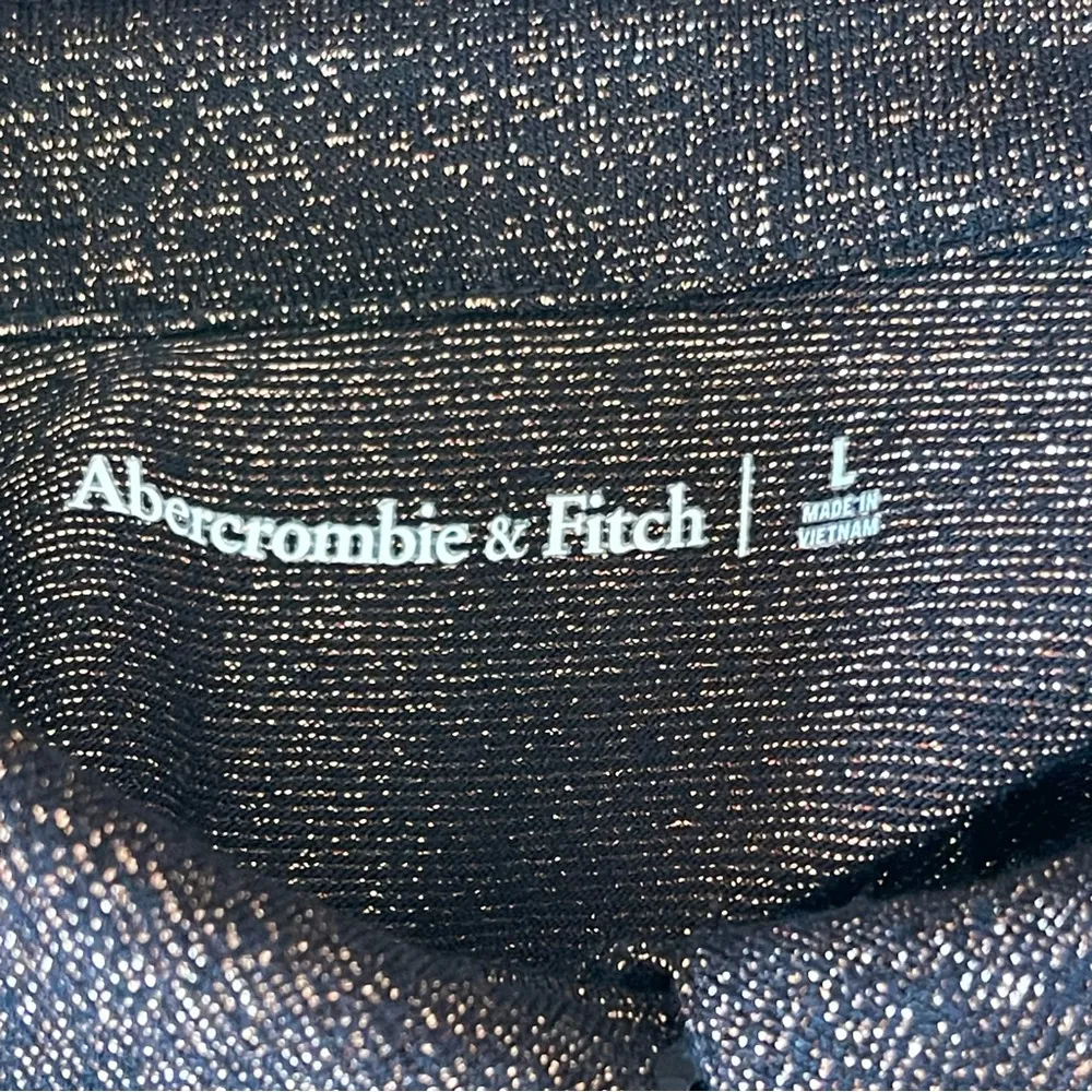 Sparkly Disco Button Up Shirt Women’s Size L Copper Shimmer - Image 9