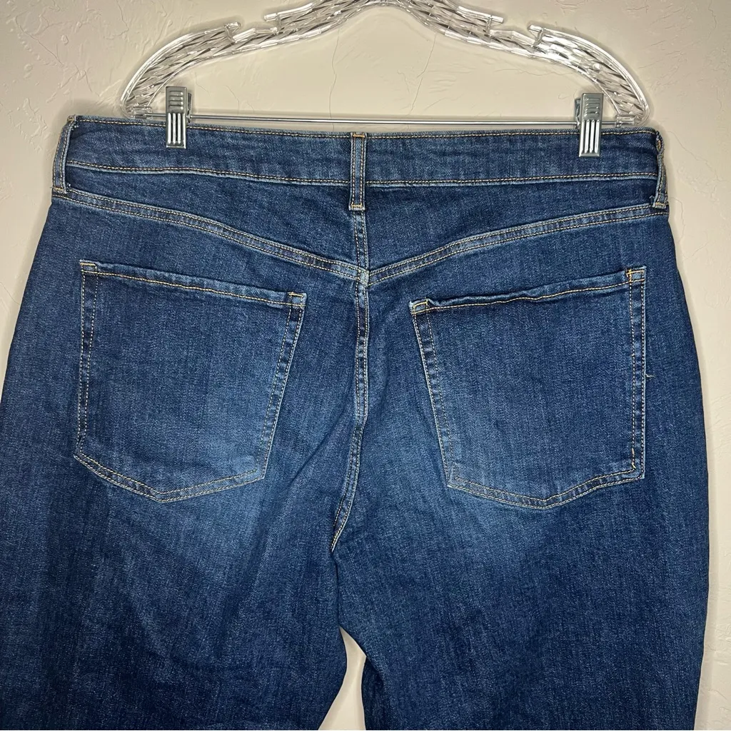 NWT  Lagos High Rise Curvy OG Straight Button Fly Raw Hem Denim Jeans - Image 9