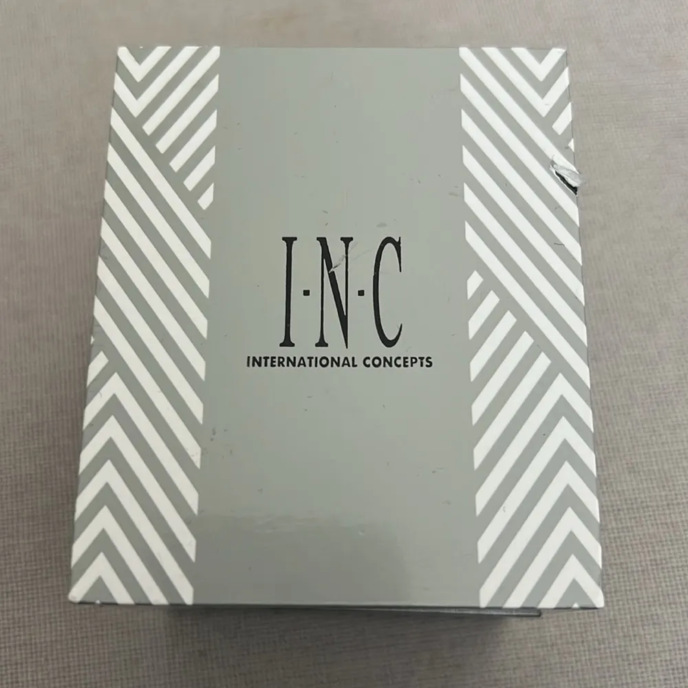 INC Gray Faux Snake Strap Watch 38mm, New w/Tag Retail $49.50 - Image 4