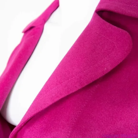 Akris Punto Barbie pink jacket with cinch, size 8‎ - Image 6