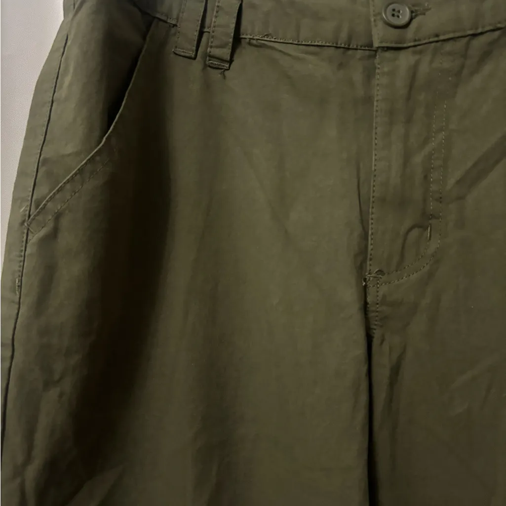 Stylish Olive Wide-Leg Pants - Image 6