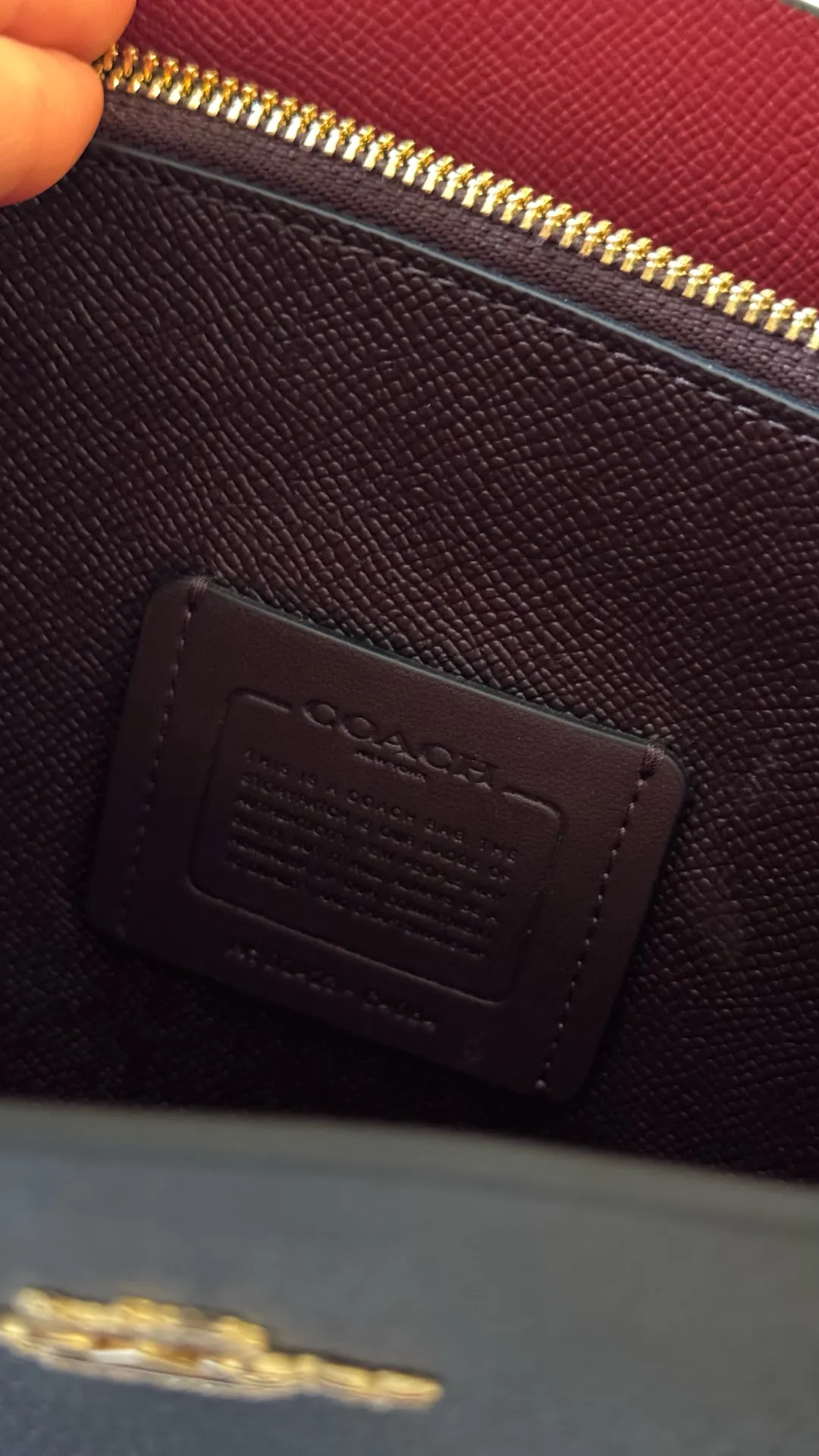 Coach Bag Black Leather - Image 4