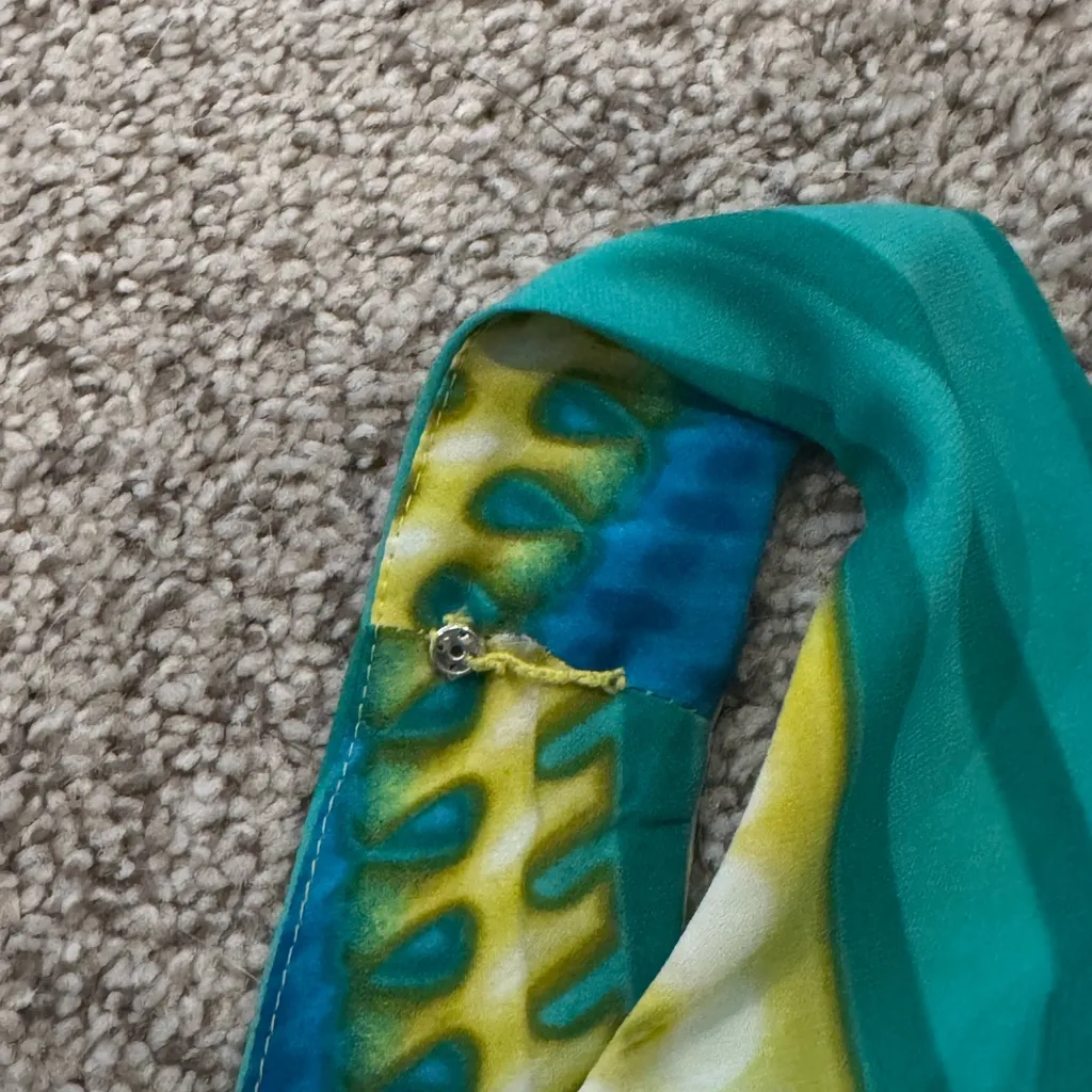 Calvin Klein Resort Maxi Dress Boho Chic Coastal Vibes Beach Vacation Style - Image 7