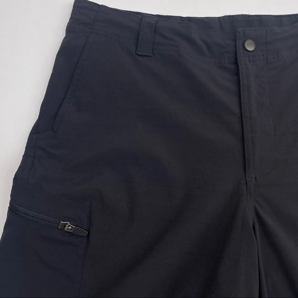 L.L. Bean Hiking Outdoors Cargo Black Shorts Women’s Size M - Image 3