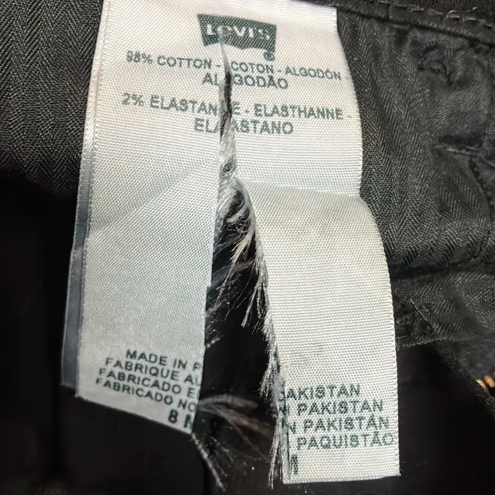 Levi’s Black Jeans Size 8 (27X30) - Image 5