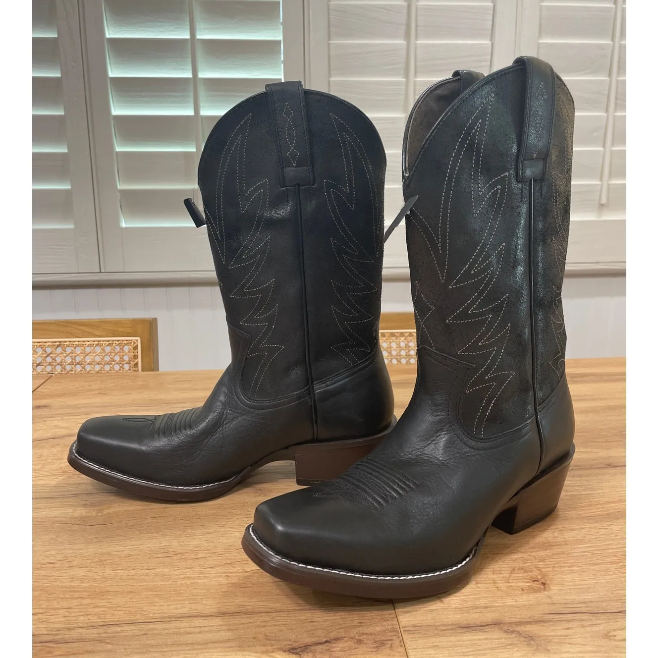 Cody James Men's Hoverfly Western Performance Boots Square Toe Size 8.5 NWOB Black - Image 4