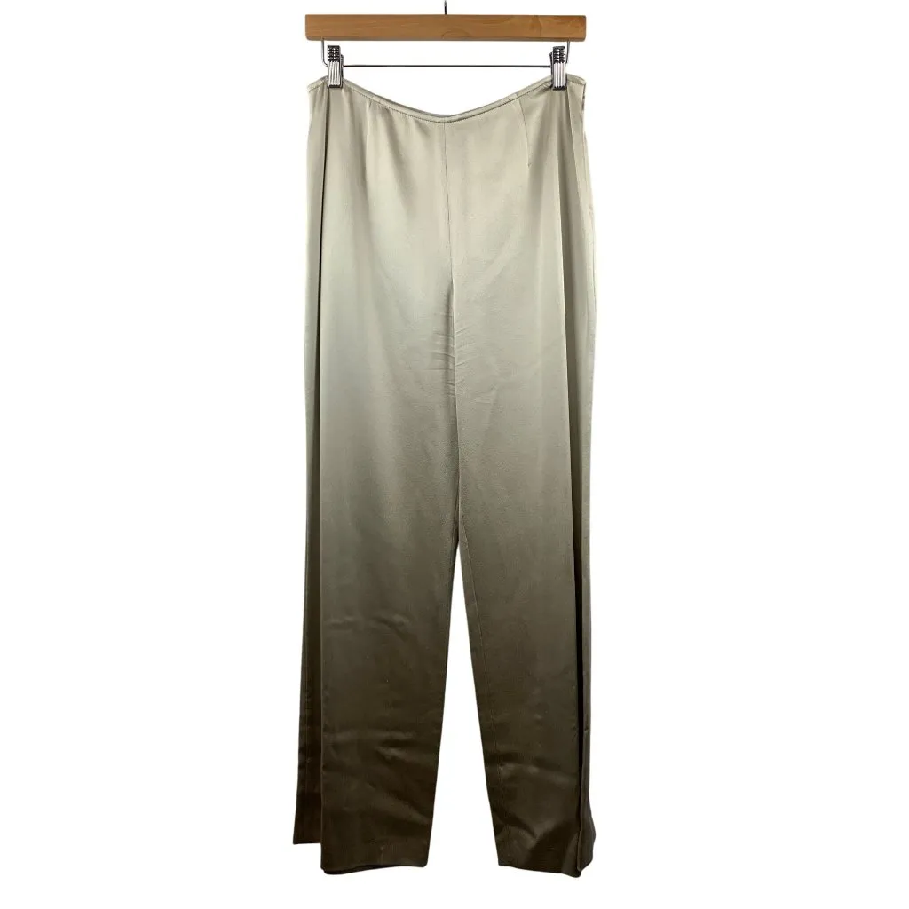 Women's St. John Evening Champagne Silk Set Size 10 Gray - Image 10