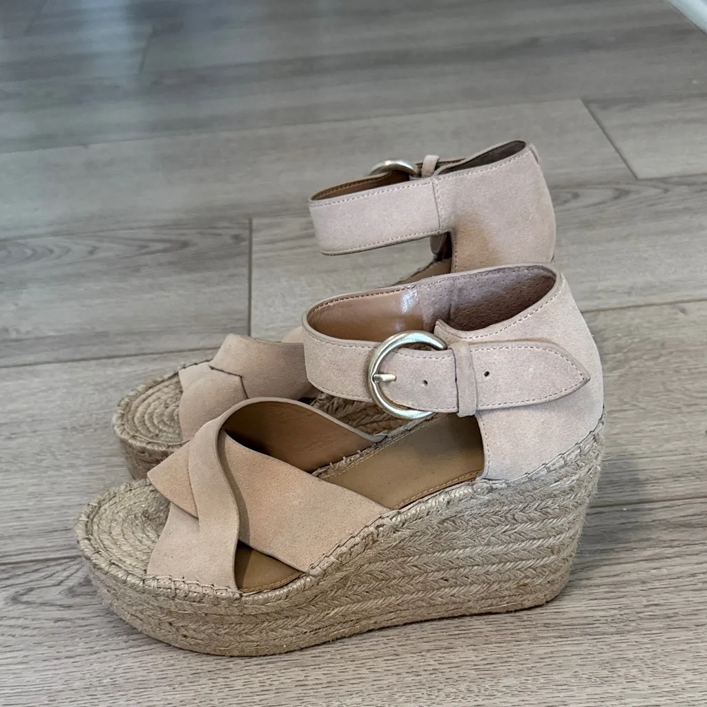 Marc fisher Elegant Beige Espadrille Sandals - Image 2