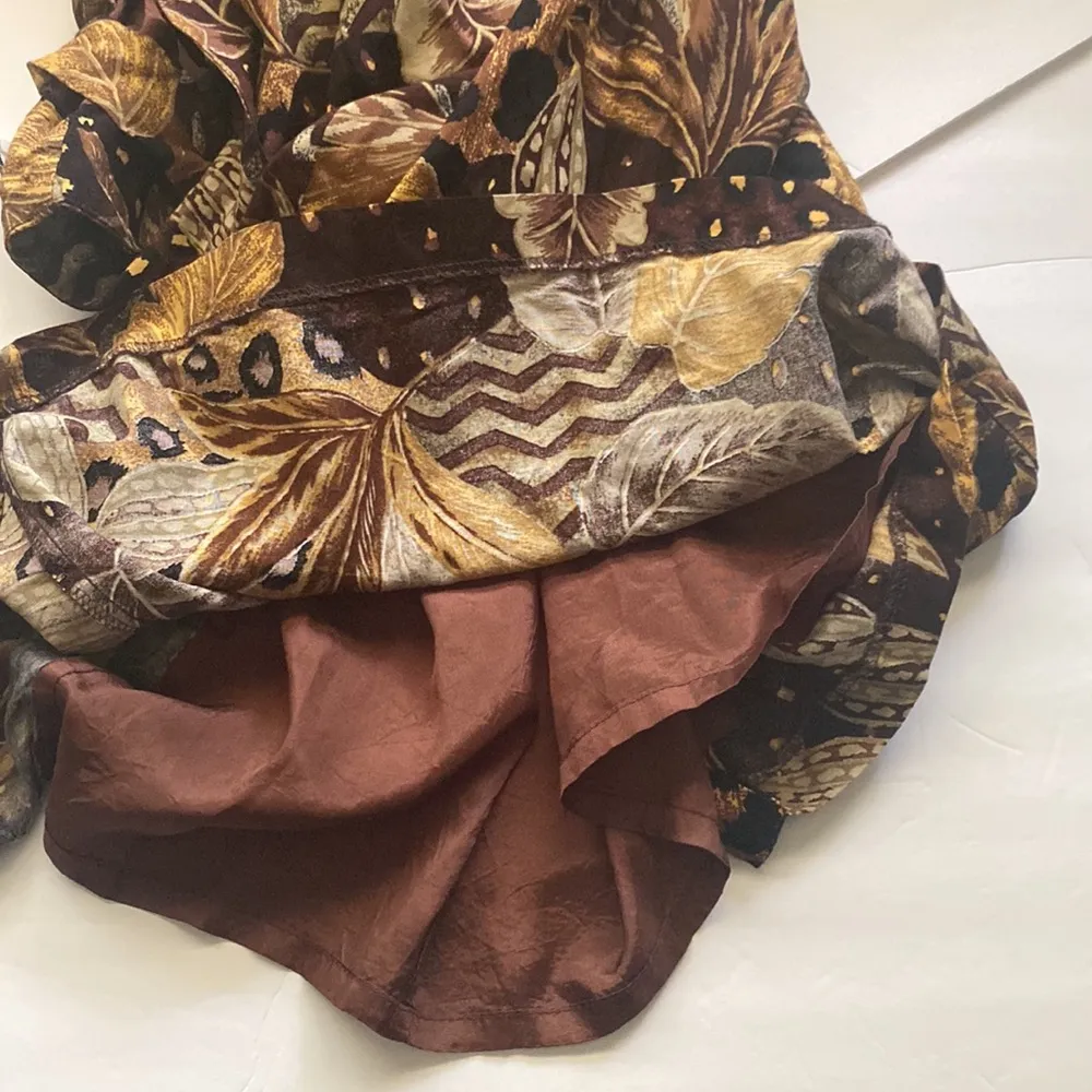 Vintage 90s animal print jungle sleeveless column maxi dress, size 12 - Image 4