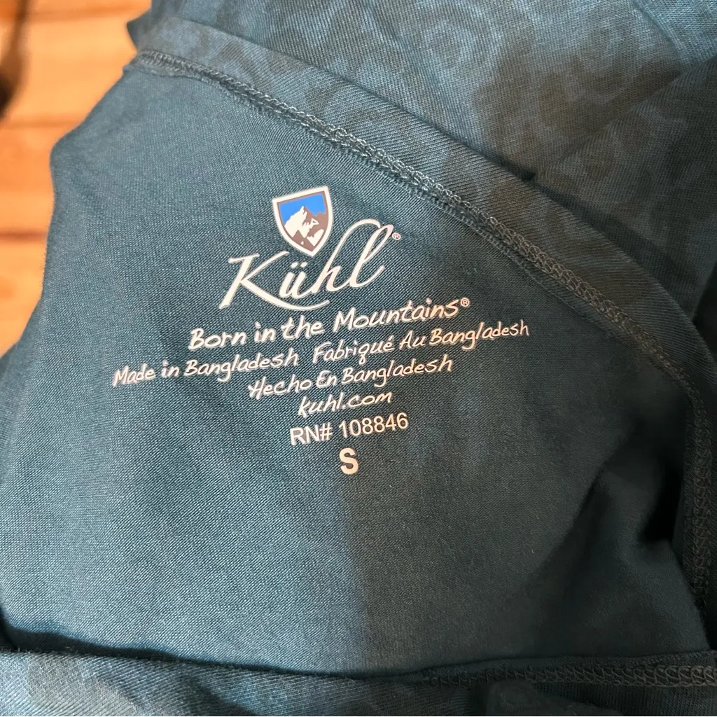 Kuhl Lyra Krossbak Midi Dress in Everglade Print Size Small - Image 7