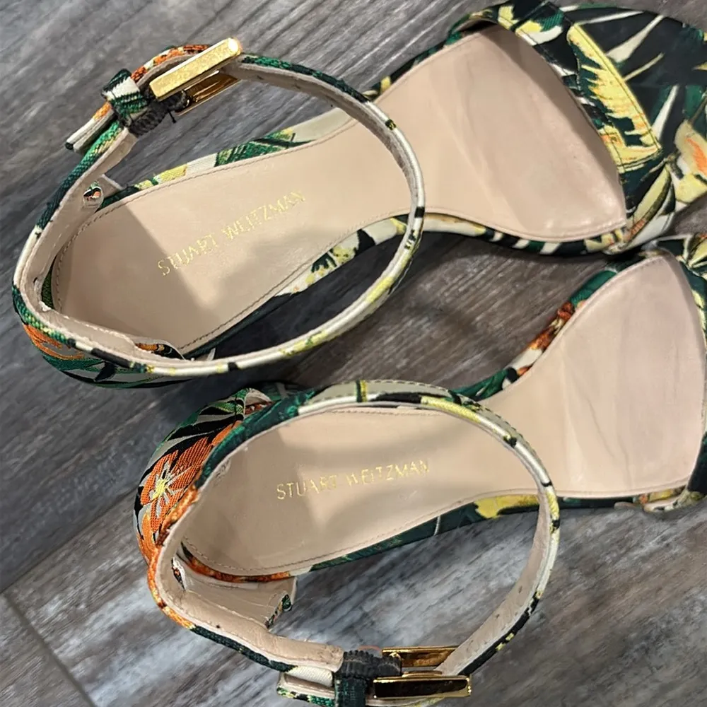 Stuart Weitzman nearlynude heel - botanic cloth size 6 - Image 7