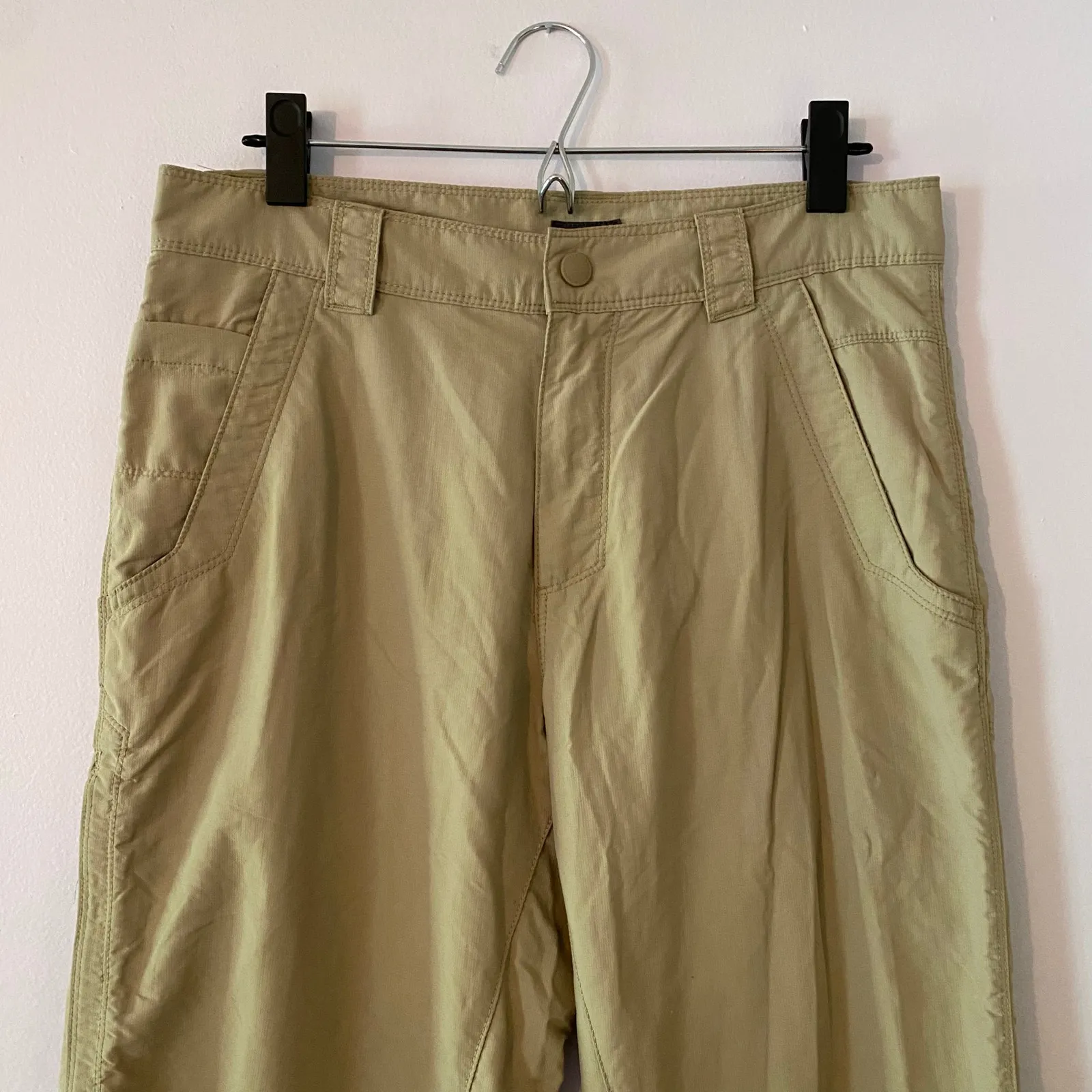 Royal Robbins Khaki Gorpcore Pants Camping Hiking Cargo Outdoor Women's size 32 - Image 3
