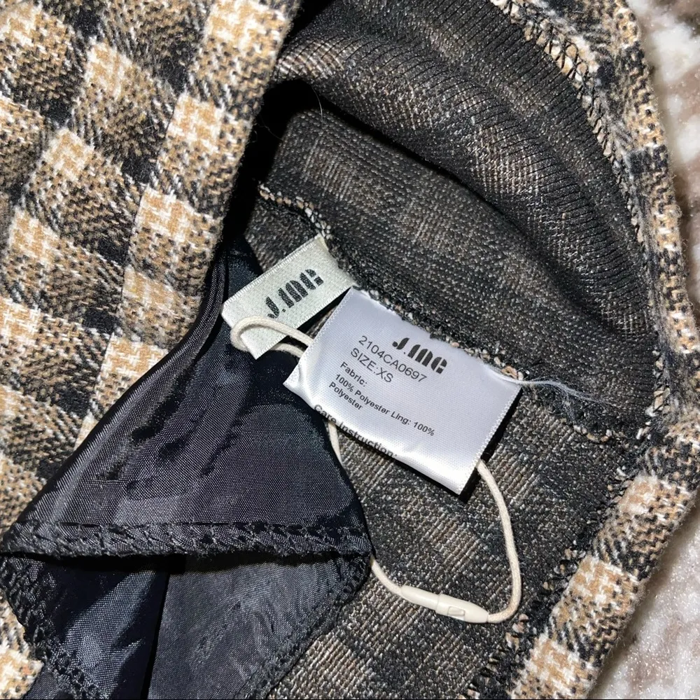 J.Ing Plaid Skort Brown Size XS - Image 5