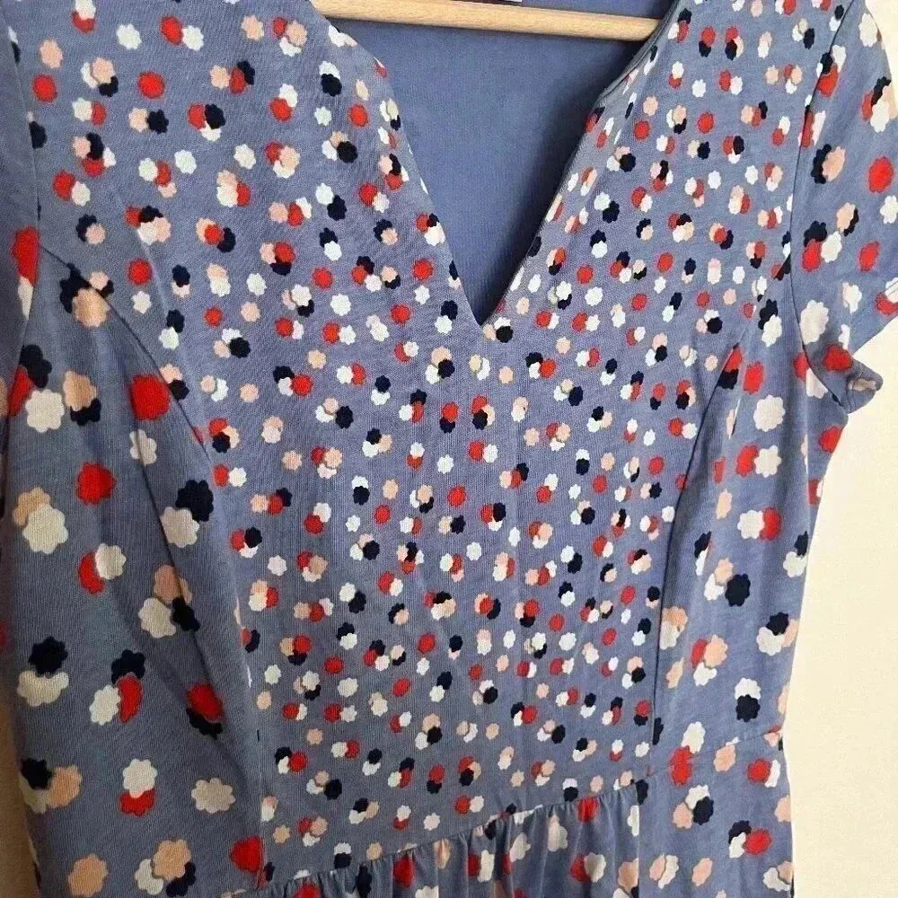 Boden Emory Jersey Dress 6R Blue Size 6 - Image 11