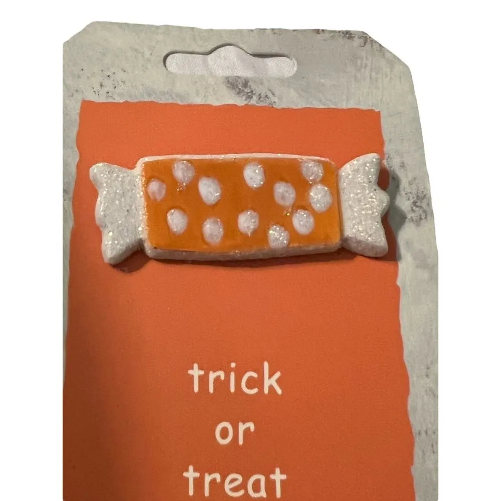 Department 56 Sandra Magsamen Pin Brooch Trick or Treat Halloween Candy NEW - Image 2