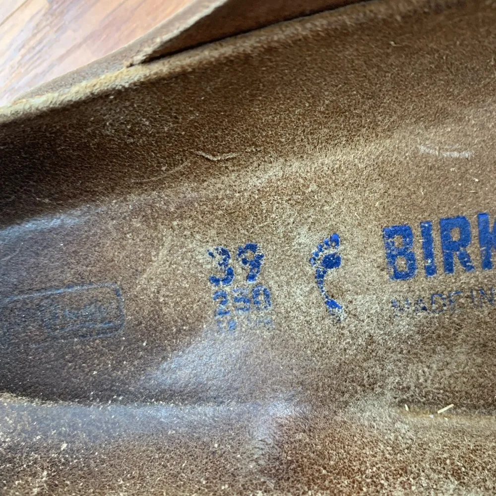 Birkenstocks Women Sandals Slip Ons Summer Shoes Size 8 Pink Fair Condition - Image 5