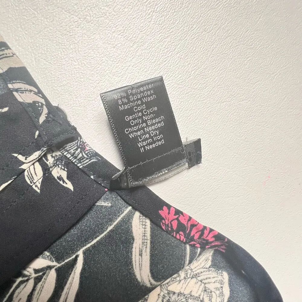 Ann Taylor Petite Women's Short Sleeve Floral Print Blouse Sz MP - Image 16