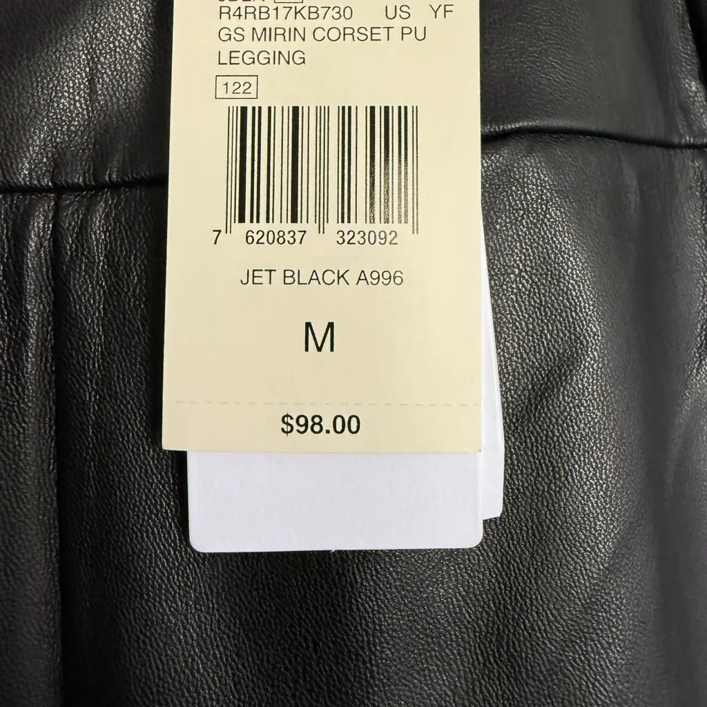 NWT Guess Faux Leather Leggings – Size Medium - Image 3