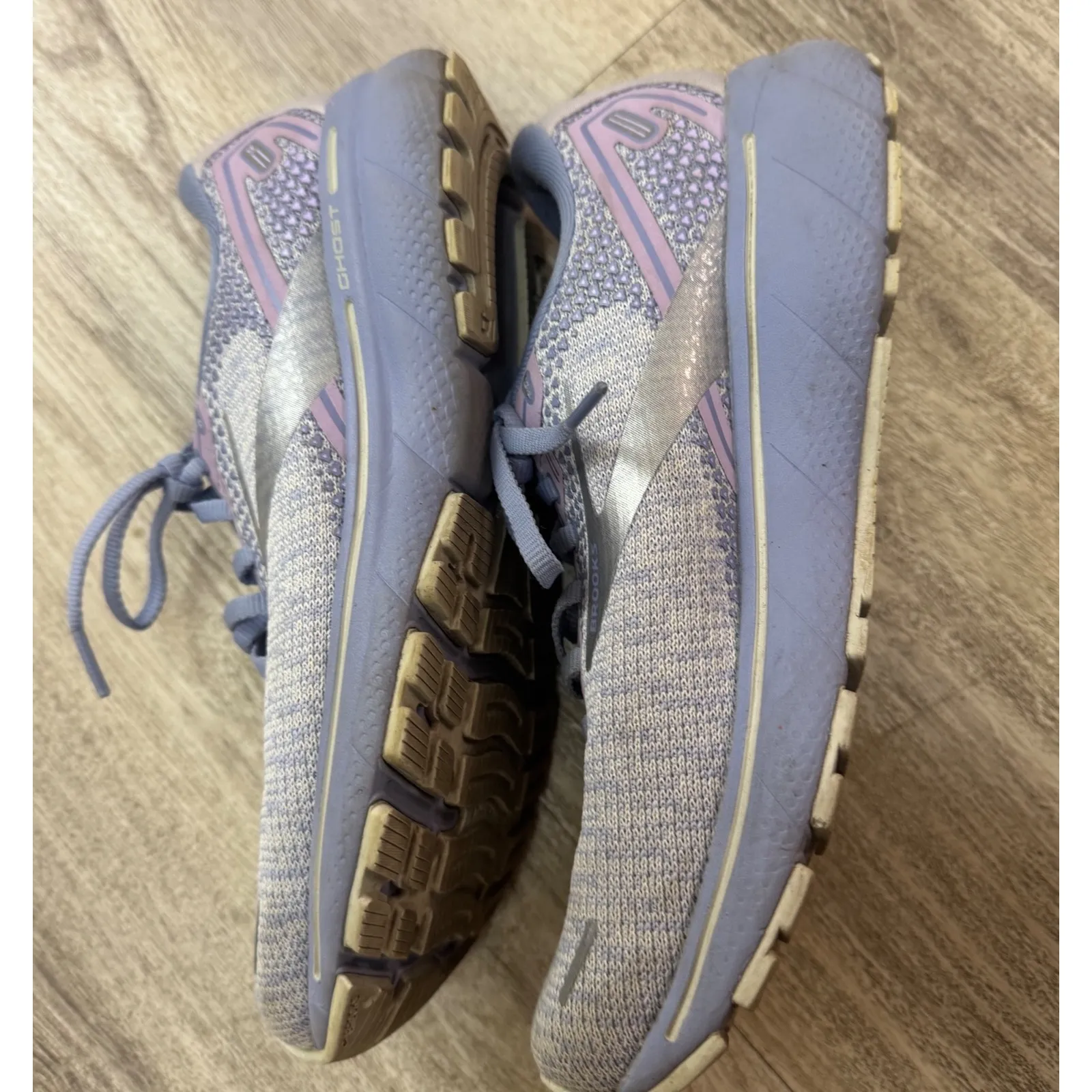 Brooks Ghost 14‎ Women's Running Shoes Size 8.5 Lavender Gray Athletic Sneakers - Image 4