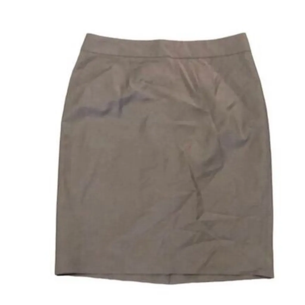 Ann Taylor Petite Pencil Skirt Gray Knee Length Size 10P Workwear - Image 3