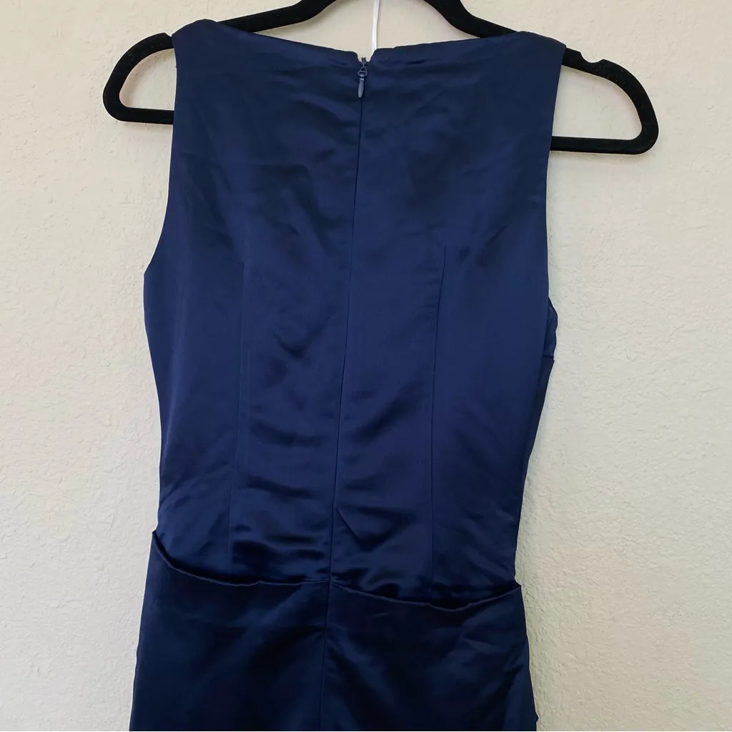 HOUSE OF CB 'Roxanne' Navy blue Thigh Slit Maxi‎ Dress NWOT size M - Image 17