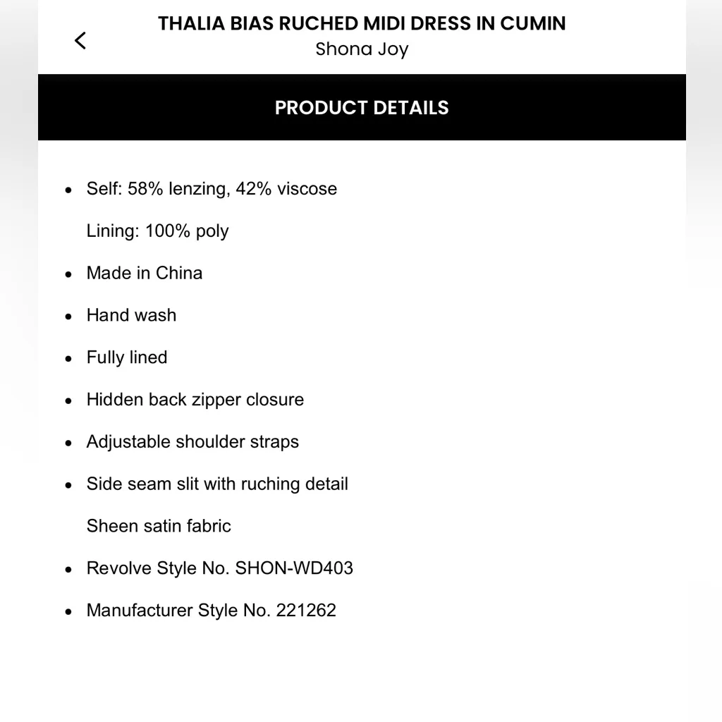 Shona Joy Thalia Bias Ruched Midi Dress in Cumin AU6/US2 - Image 4