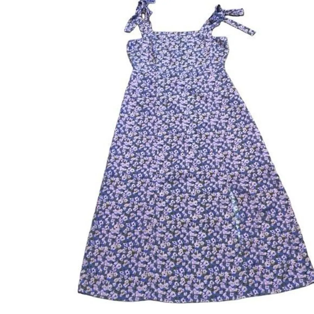 ✨Vici Yvonne Floral Shoulder Tie Midi Sz Large Dress✨ - Image 2