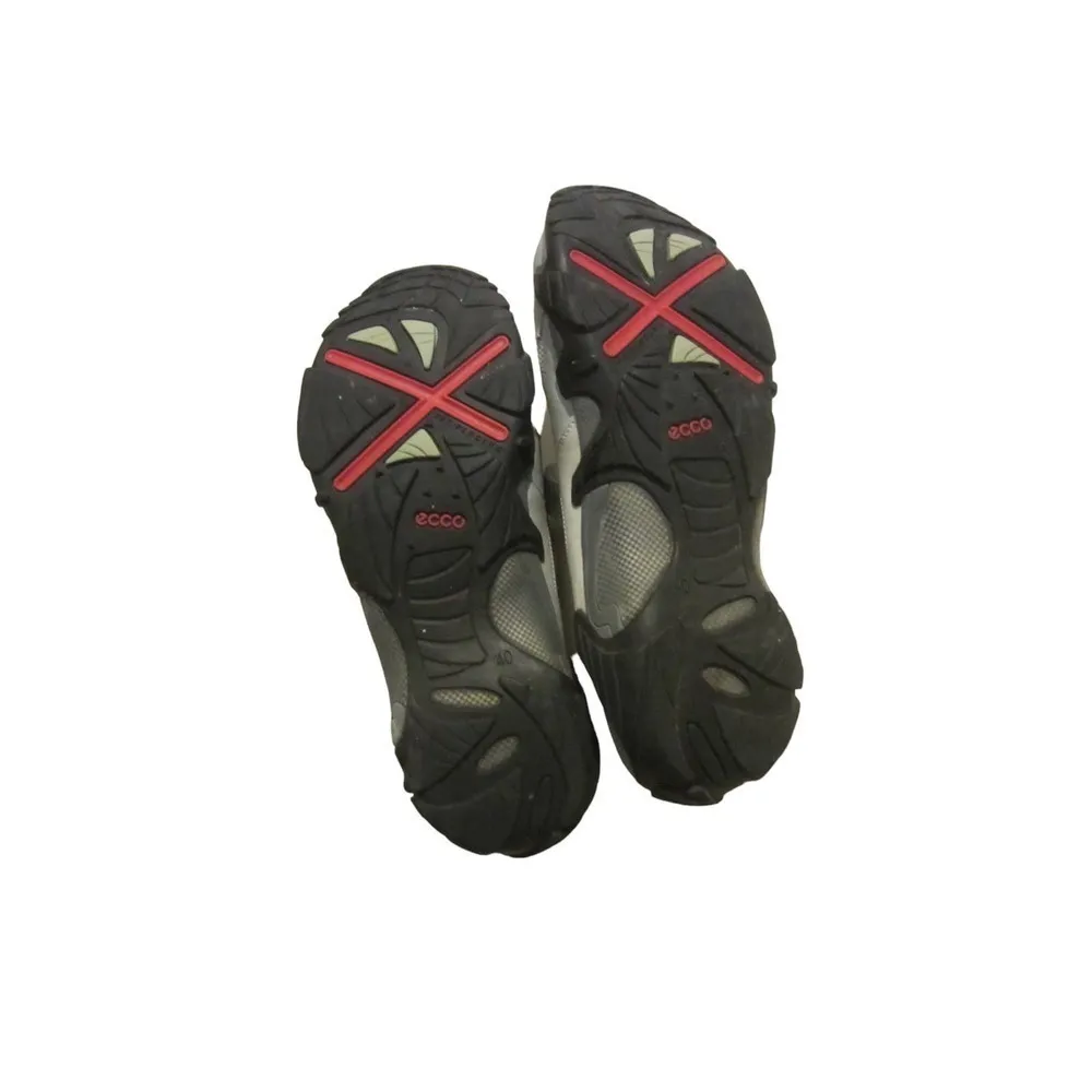 ECCO Comfort Mary Jane Walking Shoes Gray Mesh Leather Women’s Size 9 - Image 10