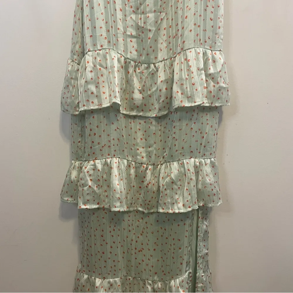 Nasty Gal Polka Dot Ruffle Maxi Dress NWT - Image 6