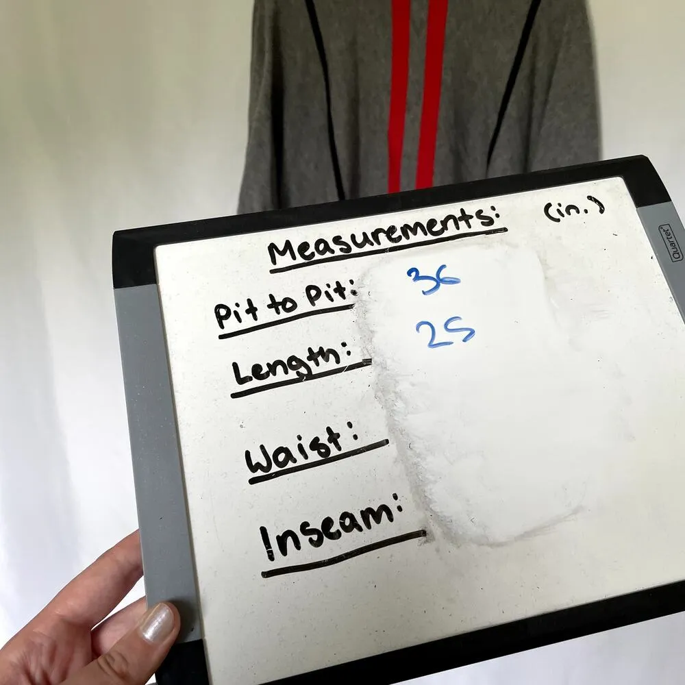 Patrizia Luca milano red gray and black striped sweater batwing one size women's - Image 6