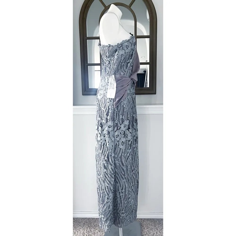 JS Collections Amari One Shoulder Twist Gown, Size 14 with Tag, Retail $348 - Image 10