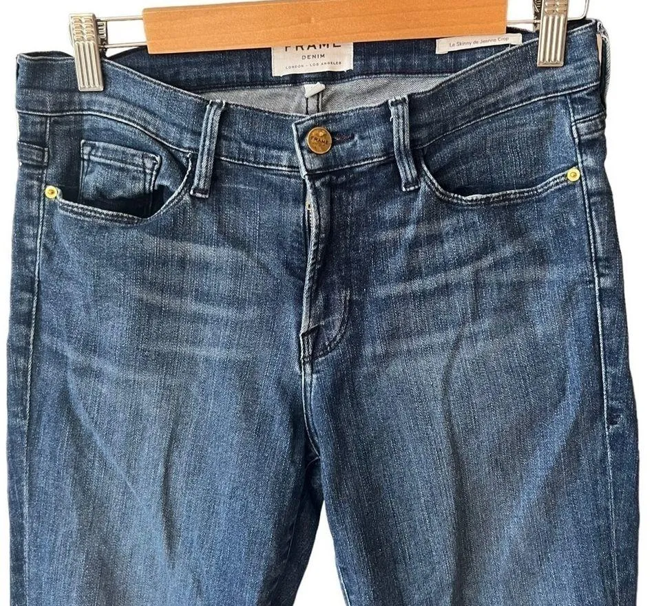 FRAME DENIM Le Skinny de Jeanne Crop in Sunnyside - Image 3