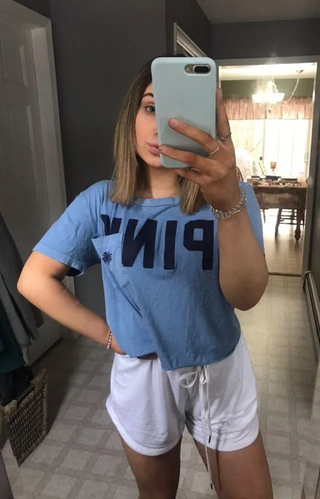 PINK - Victoria's Secret cropped tee - Image 2