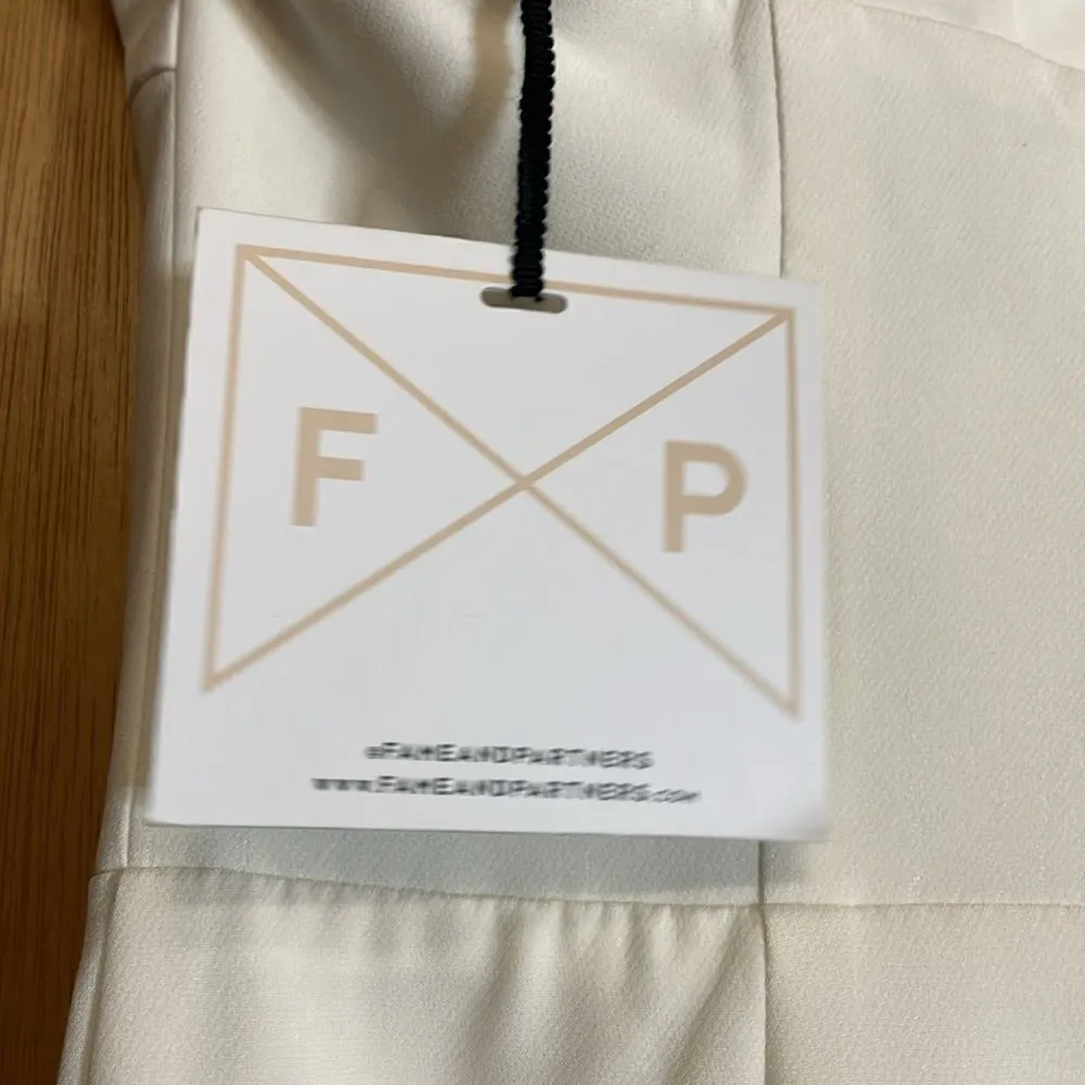 NWT Fame and Partners Ivory White wedding Gown Size 4 - Image 6