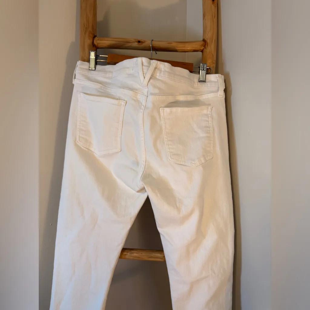 Veronica Beard Brooke Skinny White Jeans Size 32/14 PERFECT!! - Image 11